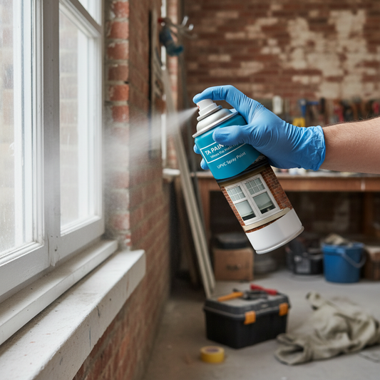 Premium All-In-One UPVC Composite Plastic Aerosol Spray Paint - 400ml for Plastic Surfaces, Excellent Weathering Resistance and Versatile Colors