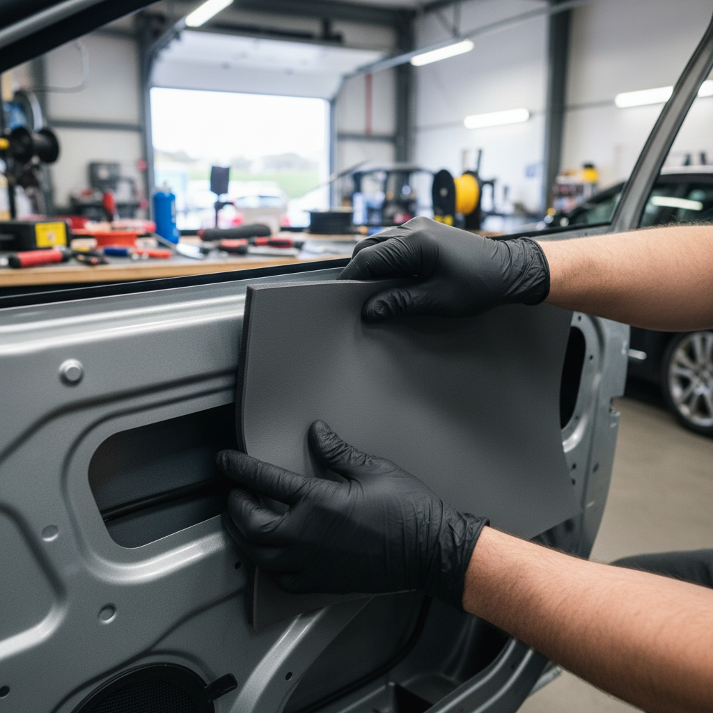 Premium Mass Loaded Vinyl with Closed Cell Foam Layer for Sound Insulation in Automotive Applications