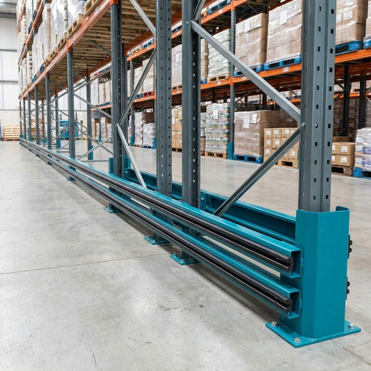 9m Double D Industrial Rubber Wall Bumper Rail