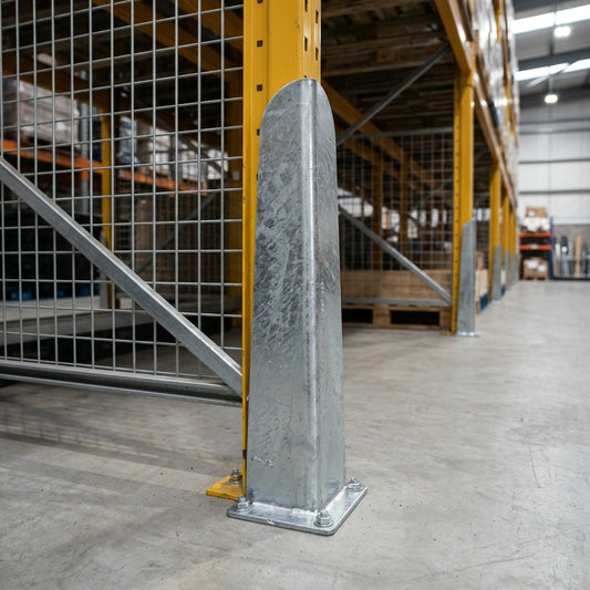 Galvanised mild steel corner protector post, 5mm