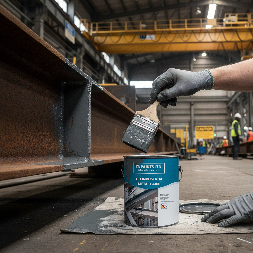 Premium Quick Drying Industrial Gloss Metal Paint - One Coat Direct Application with Anti-Corrosive Properties