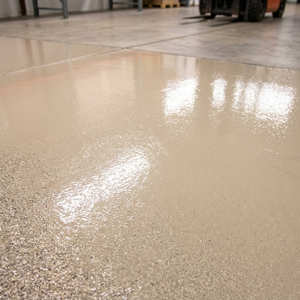 Clear epoxy floor paint – durable concrete sealer (view 2)