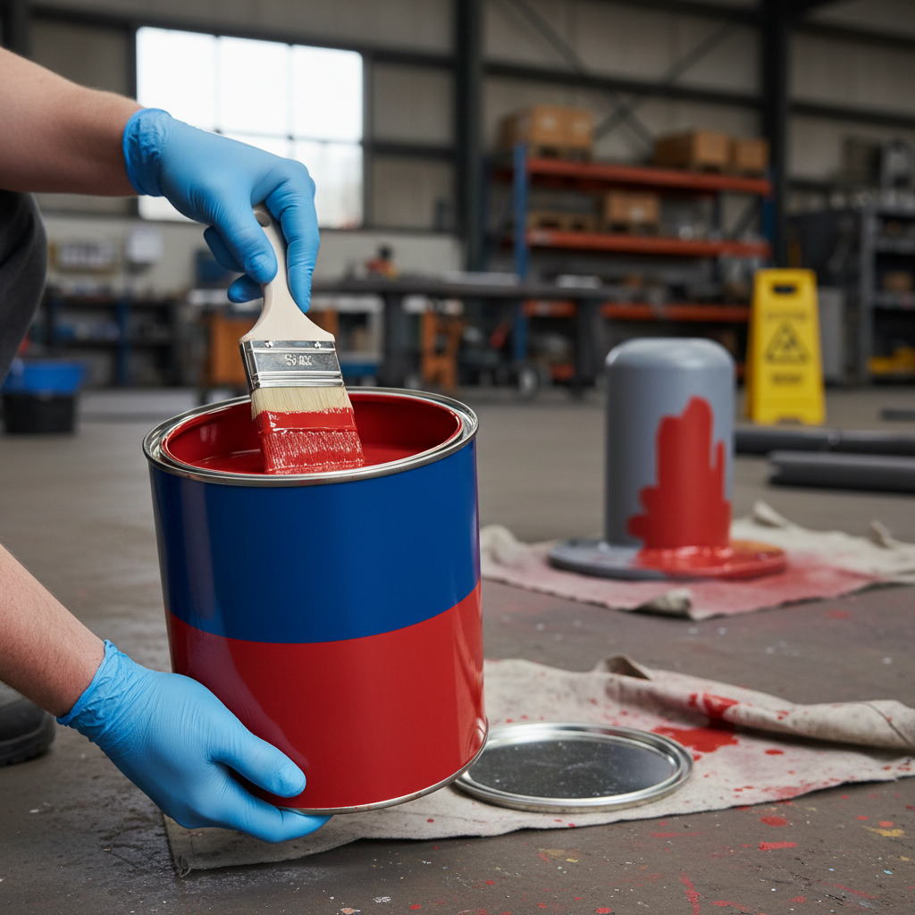 Premium Traffic Red Paint - High-Performance, Durable Finish for Industrial Applications