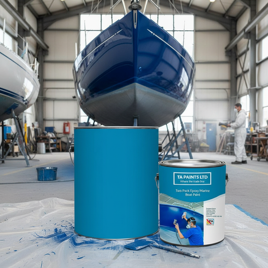 Premium Two-Pack Epoxy Marine Paint for Boats - Heavy Duty, High Chemical Resistance, Durable Finish