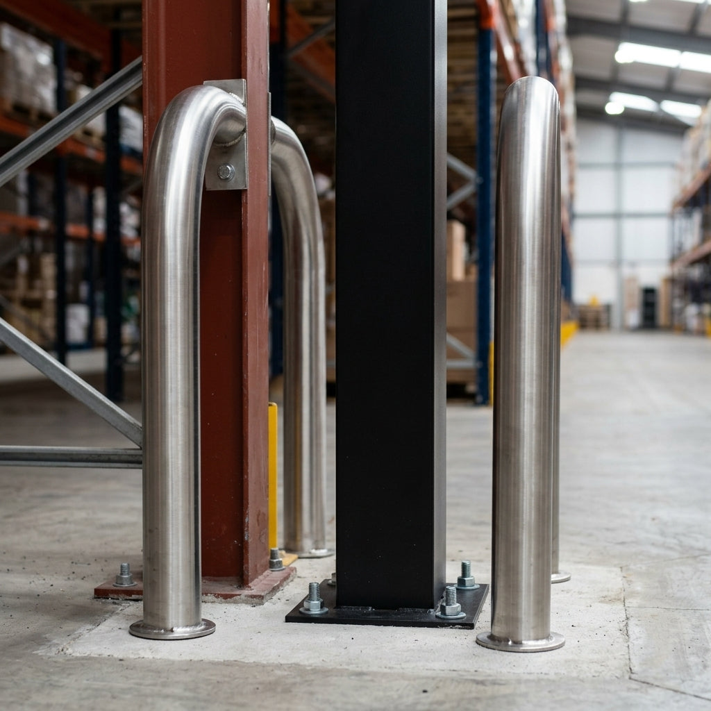 EV Charging Point Protector Stainless Steel – 48/76/90mm (view 2)