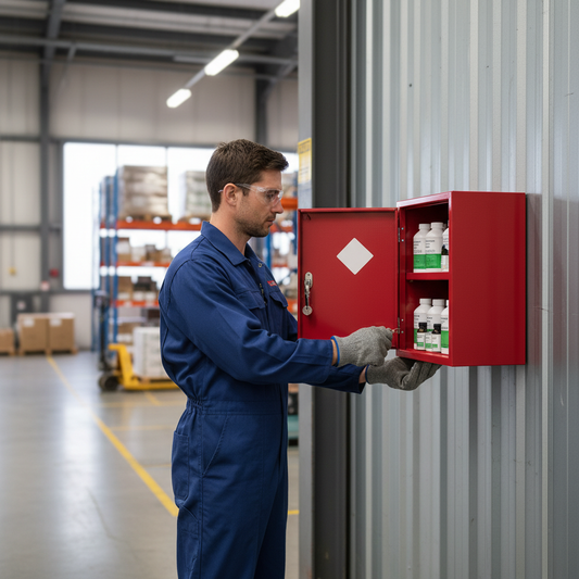 Pesticides & Agrochemical Cabinet - PAC24/24 ||L610mm x W305mm x H610mm