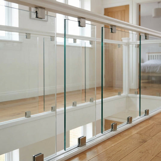 200mm Landing Glass Panel - Clear