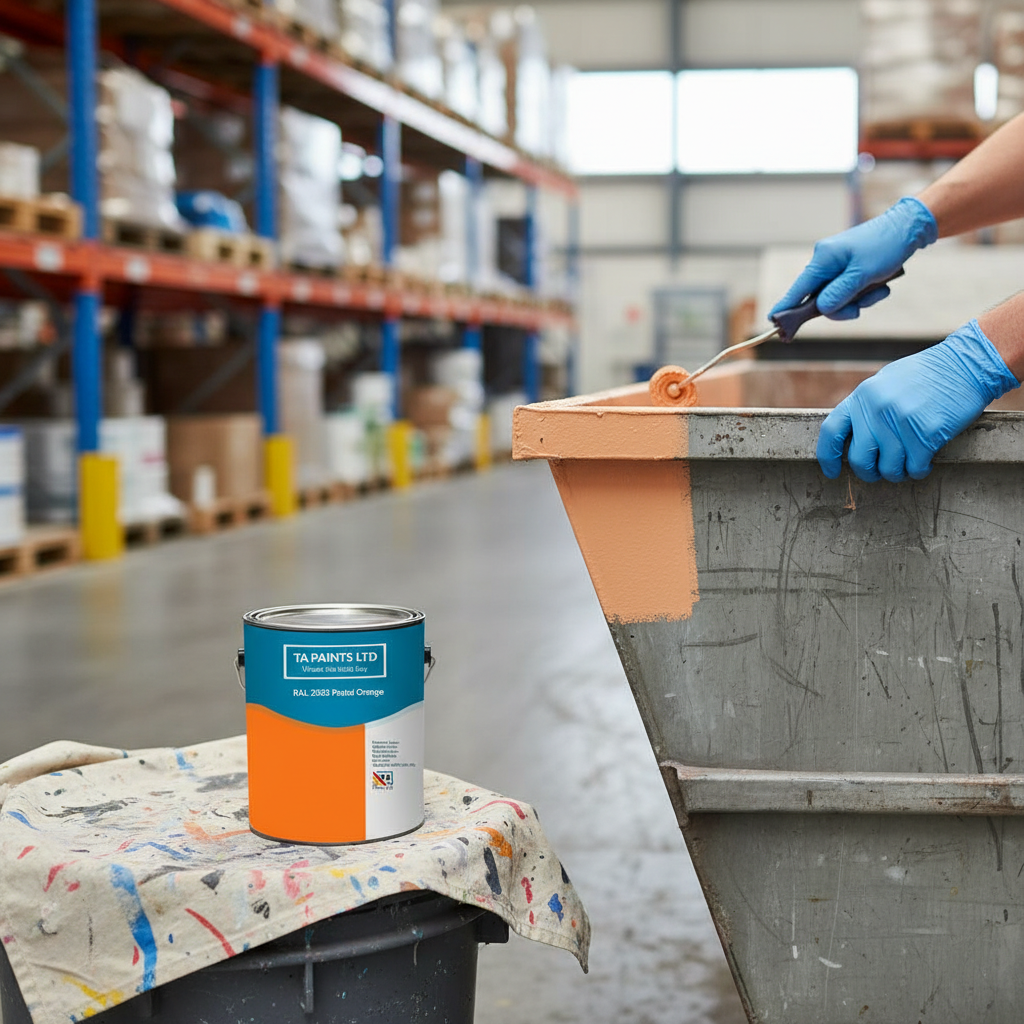 Premium Pastel Orange Paint for Retail and Hospitality Applications - Soft and Inviting Finish
