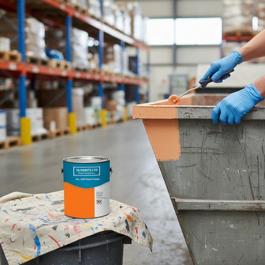 Premium Pastel Orange Paint for Retail and Hospitality Applications - Soft and Inviting Finish