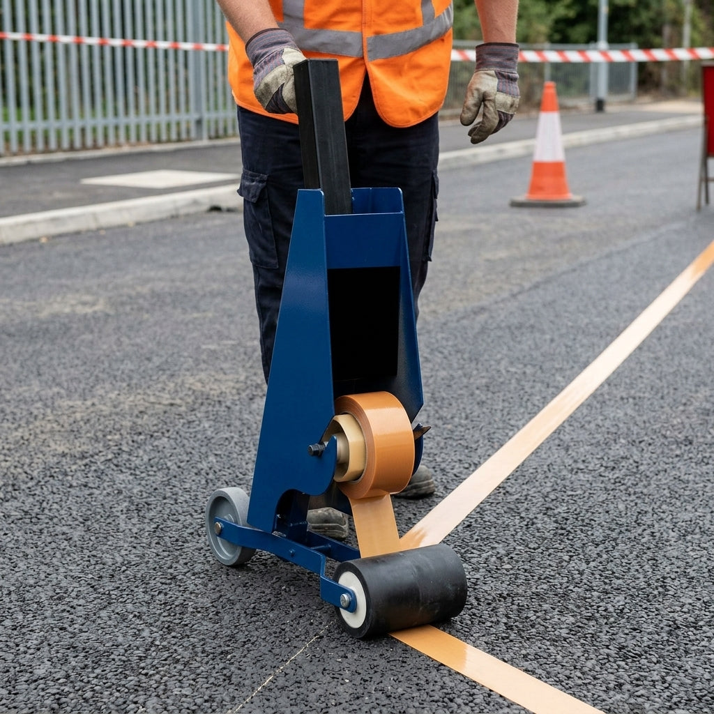 50–75mm Tape Marker Applicator with Integrated Trimming Knife