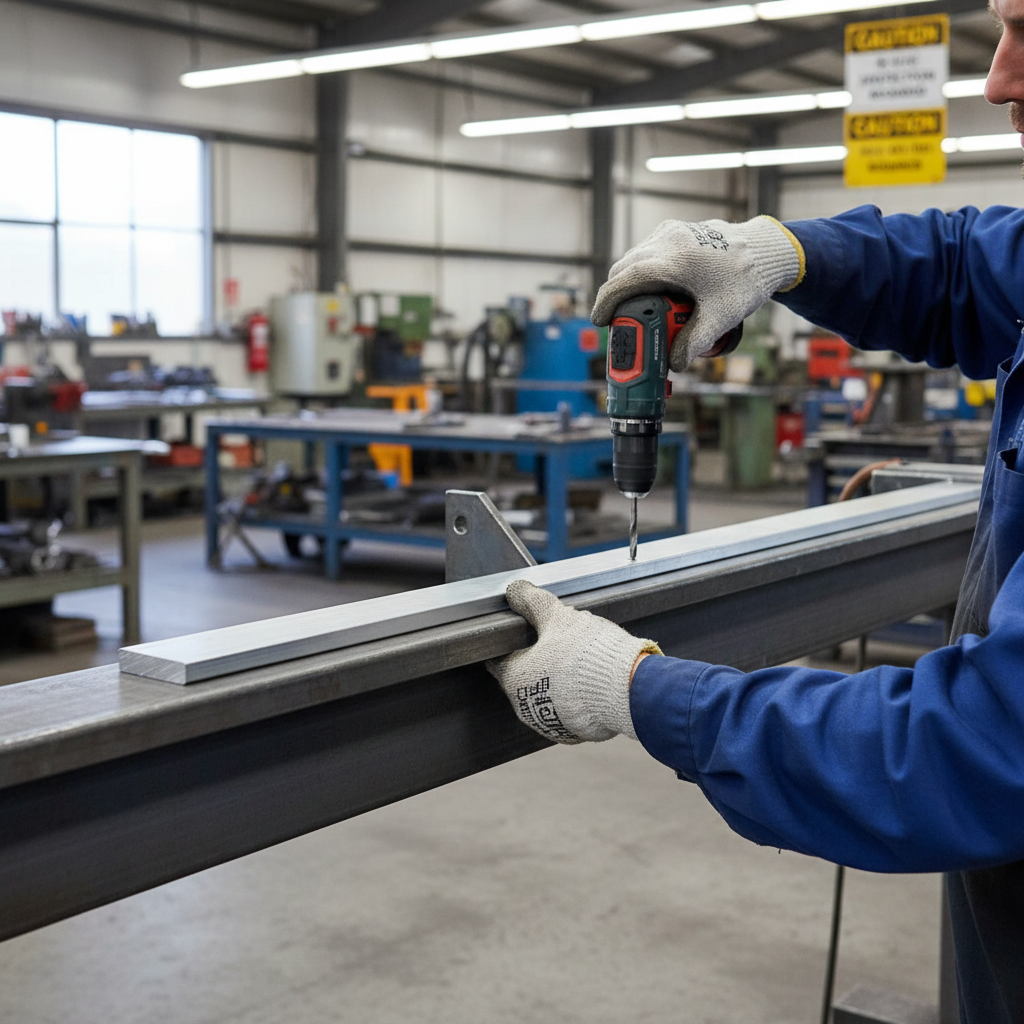 Premium 101.6mm x 12.7mm (4" x 1/2") Plain Finish Aluminium Flat Bar - High Strength 6082 T6 Alloy for Structural Applications