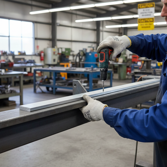 Premium 101.6mm x 12.7mm (4" x 1/2") Plain Finish Aluminium Flat Bar - High Strength 6082 T6 Alloy for Structural Applications