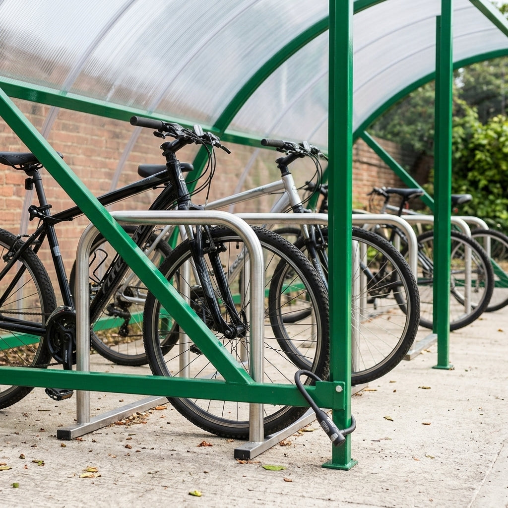 6125mm 14-cycle gated shelter with UV2 PETG sheeting (view 2)
