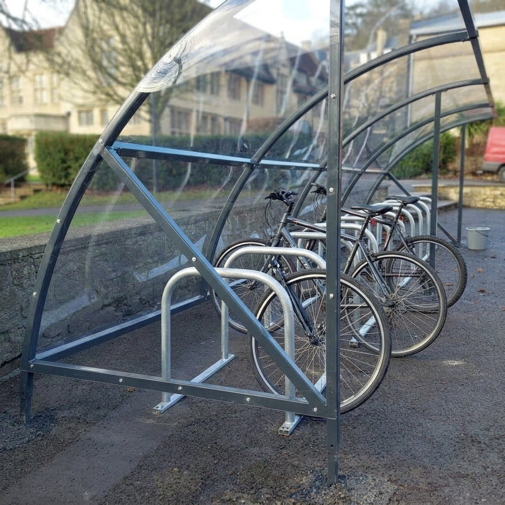 16.25m × 2.1m 40-cycle shelter, steel strongbox frame (view 2)