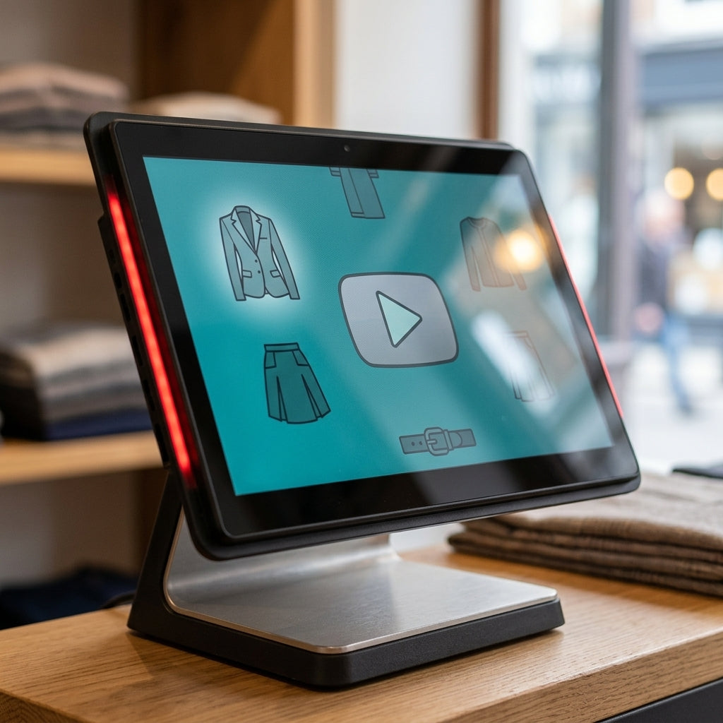 10" & 15" PCAP Android POS Display with PoE connectivity (view 2)