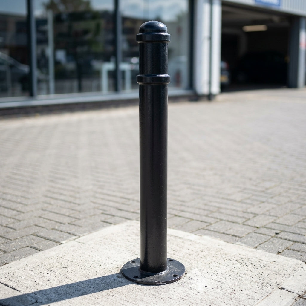 Decorative Ornamental Bollard, Mild Steel, Galvanised (view 2)