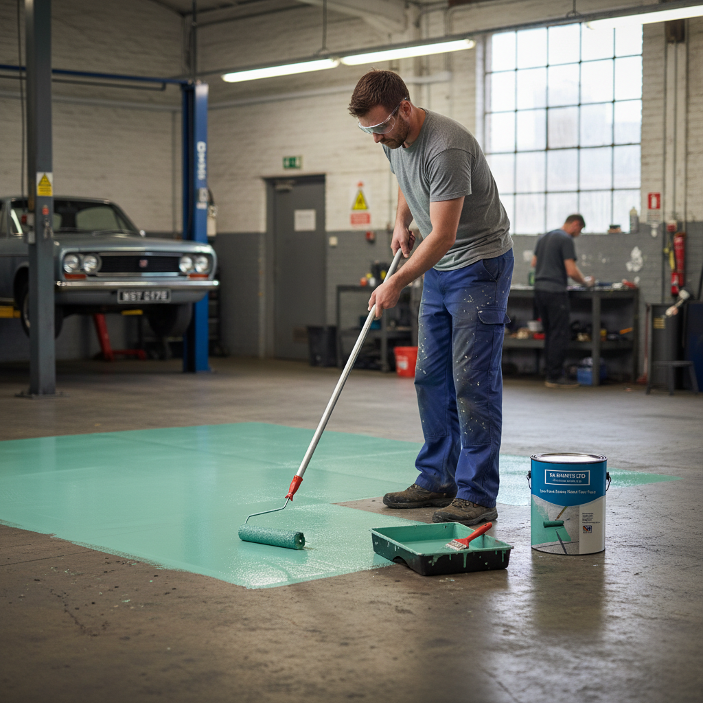 High-Performance Two Pack Epoxy Metal Floor Paint for Industrial Use - Durable, Chemical Resistant, Ideal for Heavy Traffic Areas