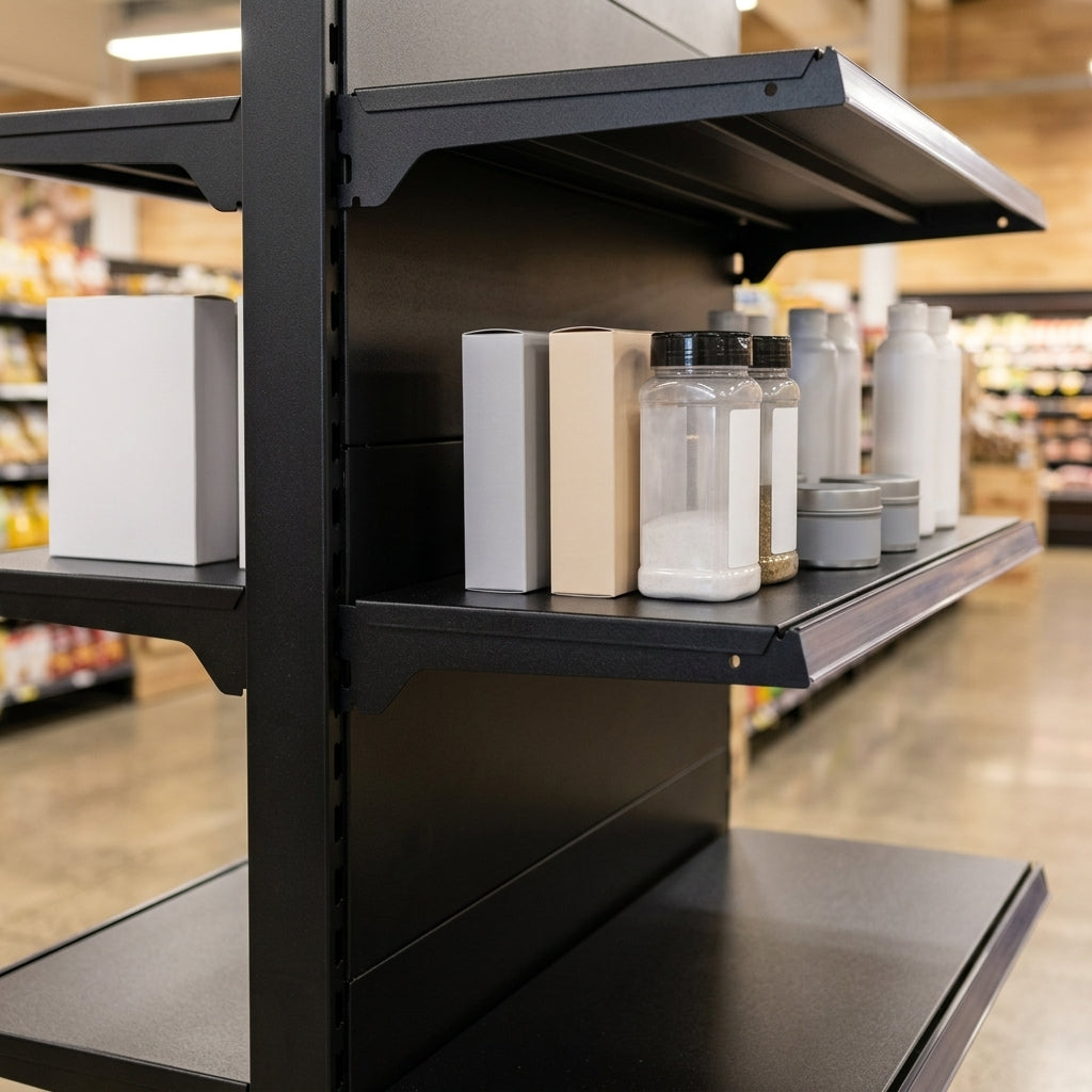 2.4m Wall Shelving Bay 470mm Base 370mm Uppers 500–1250mm (view 2)