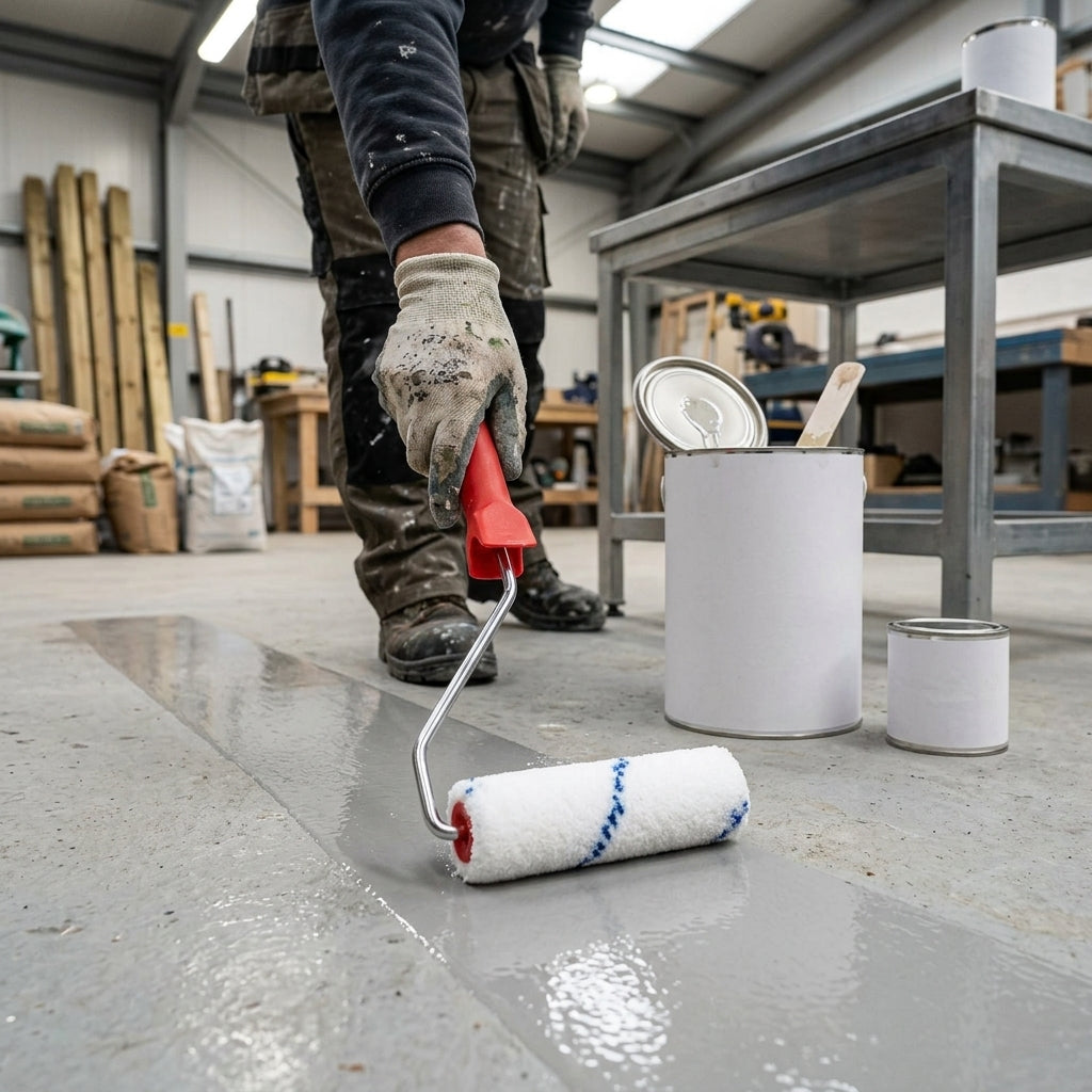 4 inch Roller & Frame for Epoxy Coatings