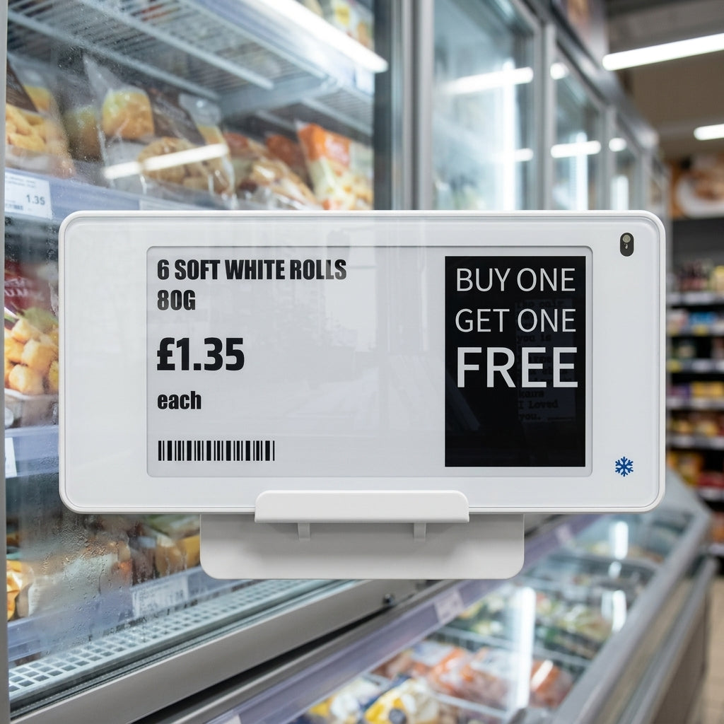 2.66" Electronic Shelf Label for Low Temperature Freezer Retail (view 2)