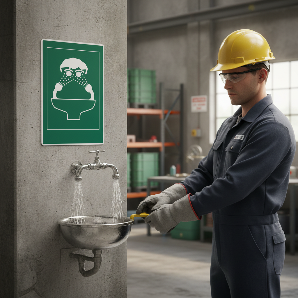 (Clearance) Eye Wash Sign - EEWS
