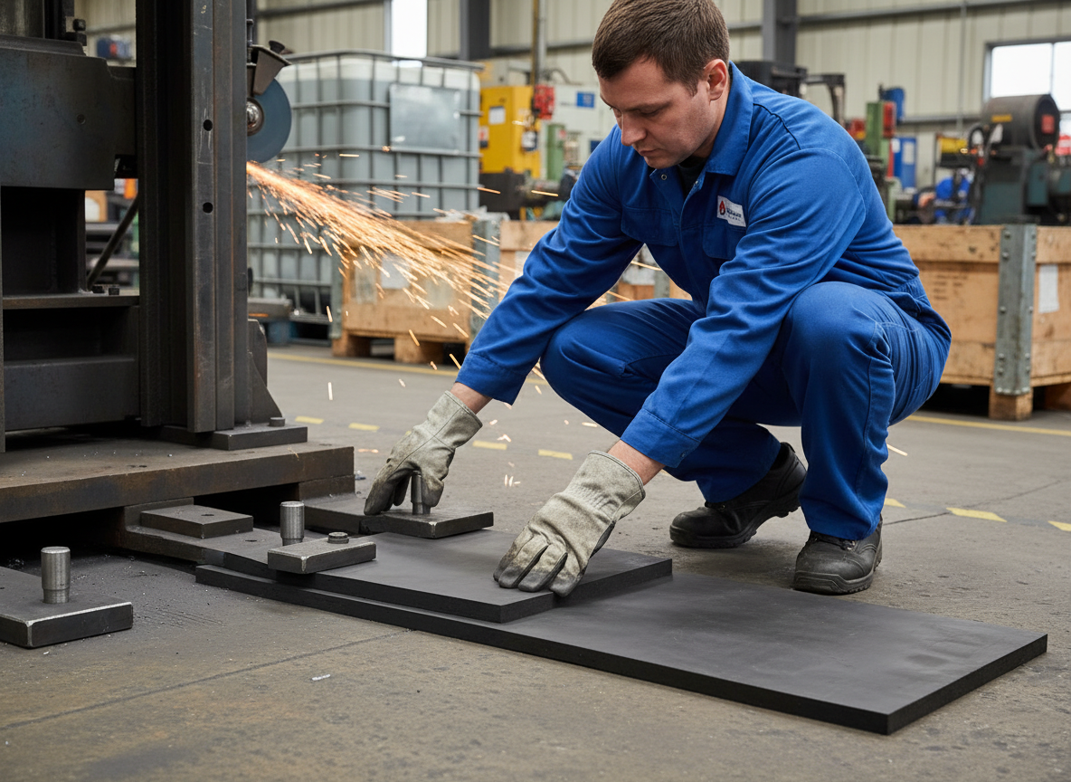Premium Heavy Duty Rubber Dock Packer for Ramp Adjustment, 750 x 250 x 15 mm, 3.6 kg