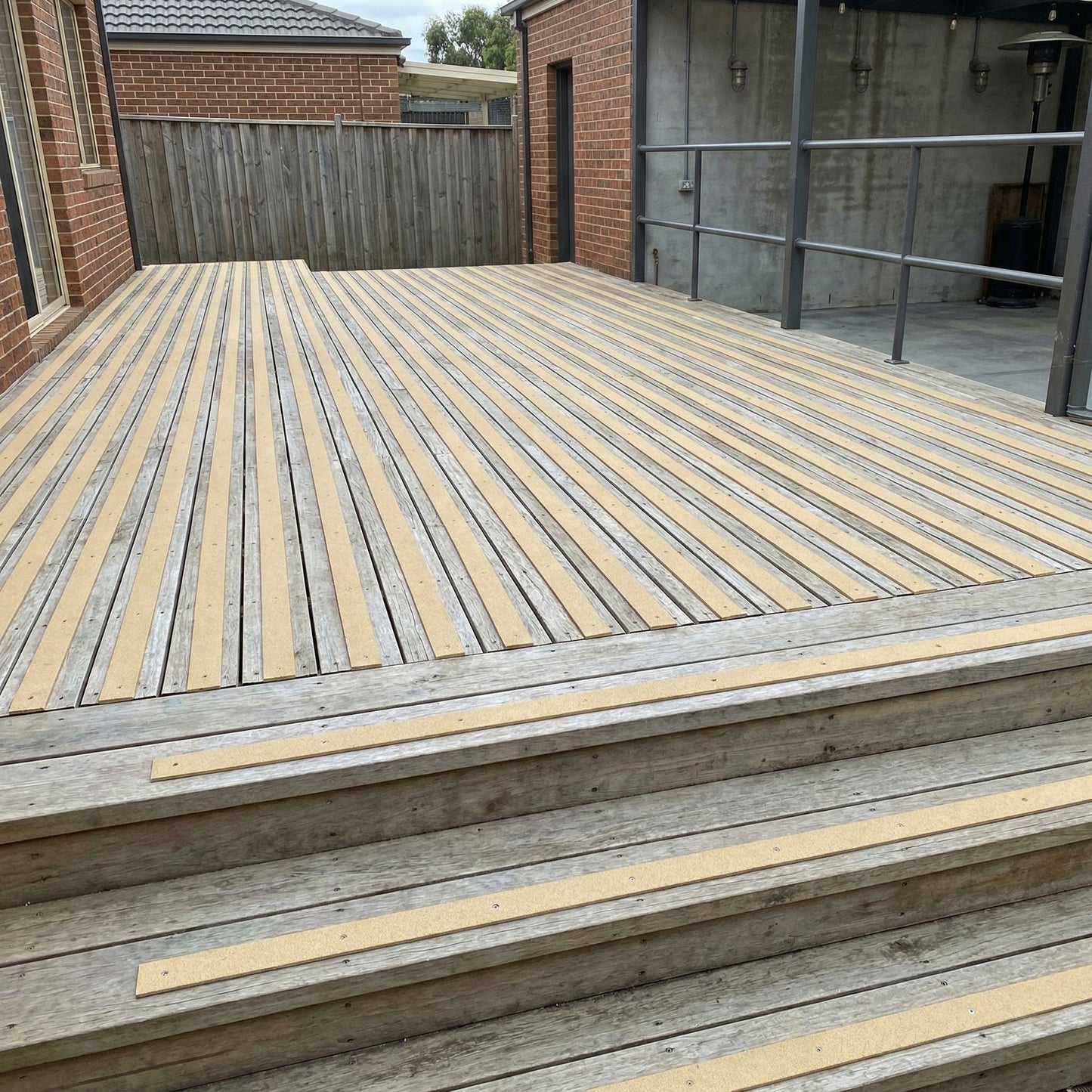 Premium Heavy Duty 600mm Anti-Slip Decking Strips – GRP Non-Slip Safety Strips for Garden, Steps & Patio with 6 Colors Available