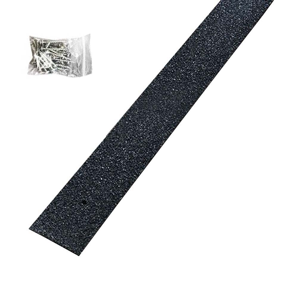 Premium Heavy Duty Anti Slip Decking Strips 1000mm - GRP Non Slip Safety Strips for Garden, Steps & Patio with Easy Installation