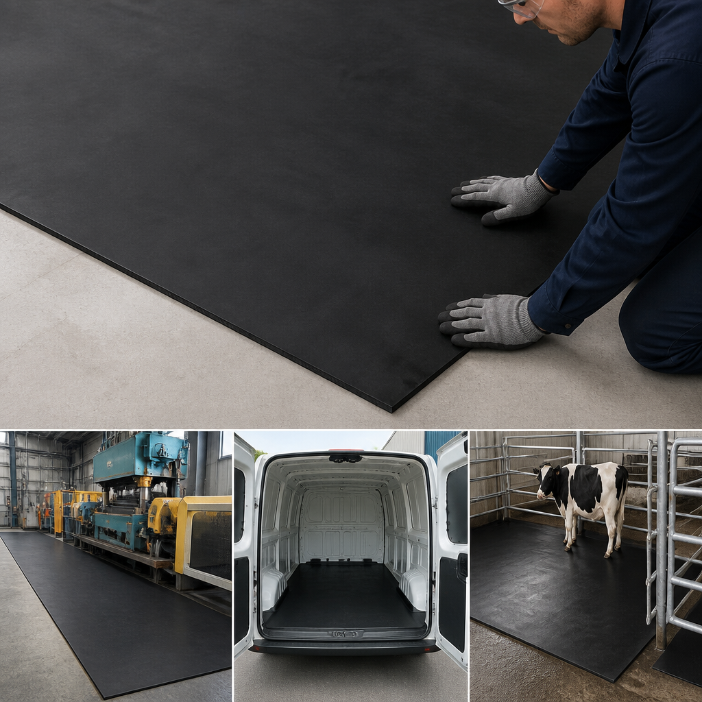 Natural SBR Rubber Insertion Sheet 1.4m Wide for General Purpose Use