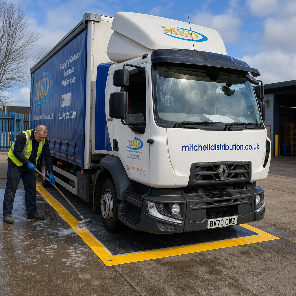 Disinfectant HGV Mats for Biosecurity Defence (Twin Pack)