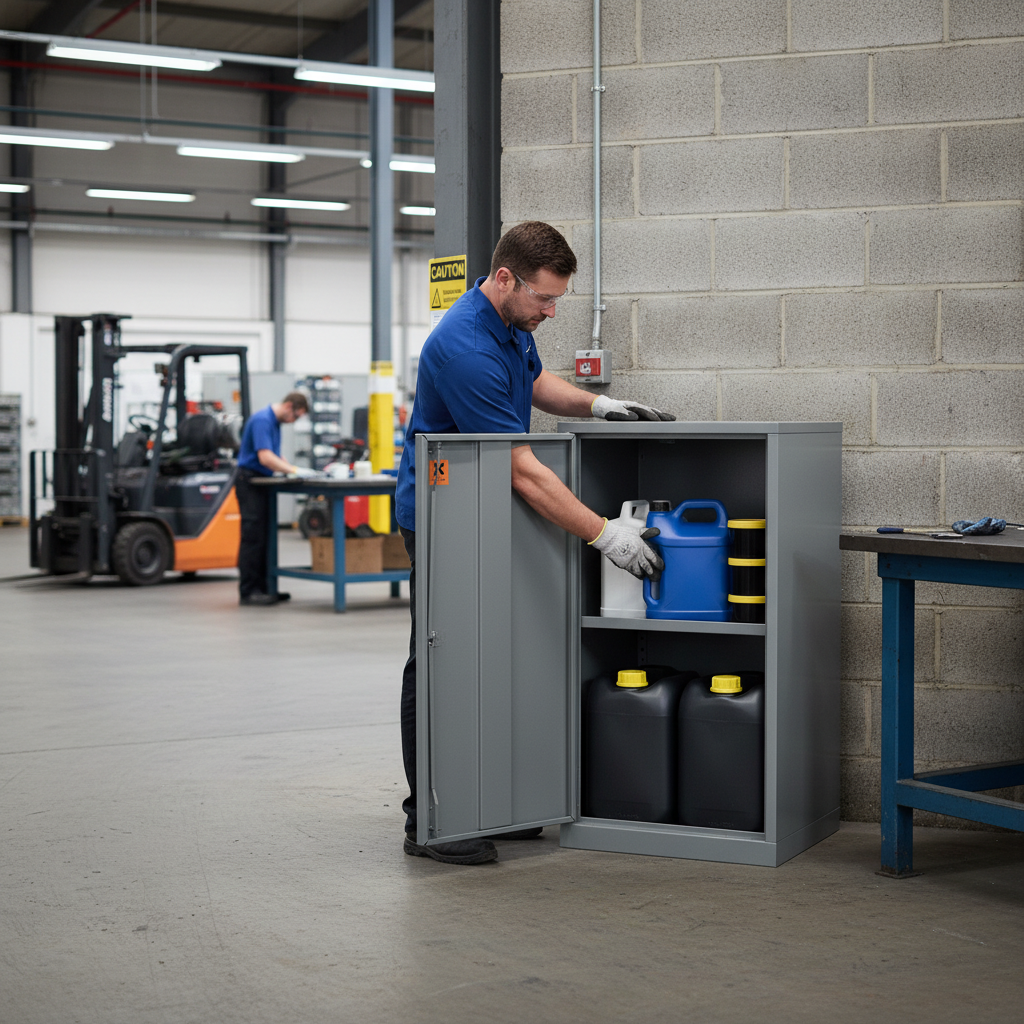 Hazardous Liquid COSHH Cabinet - COSHH36/36 ||L915mm x W457mm x H915mm