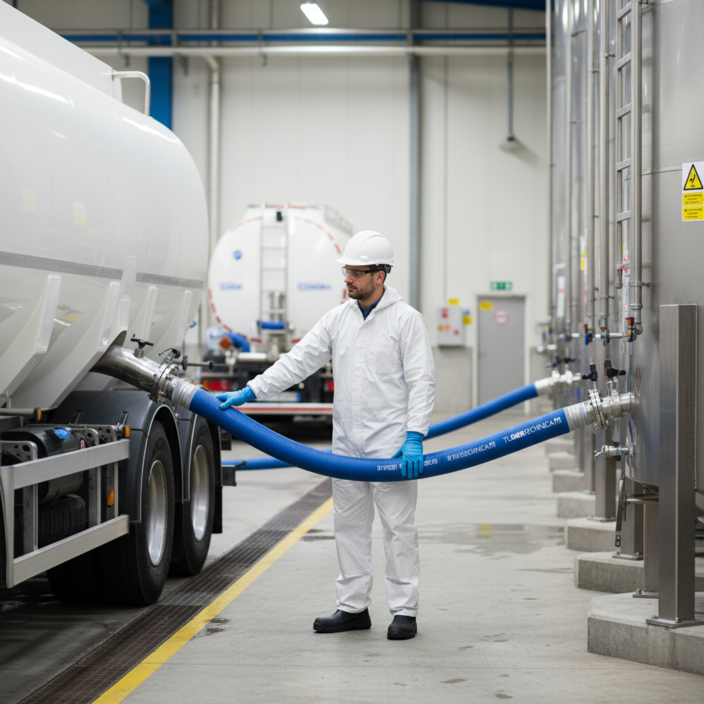 Premium Lightweight and Flexible 6 Bar Milk Tanker Hose for Easy Handling and High Performance