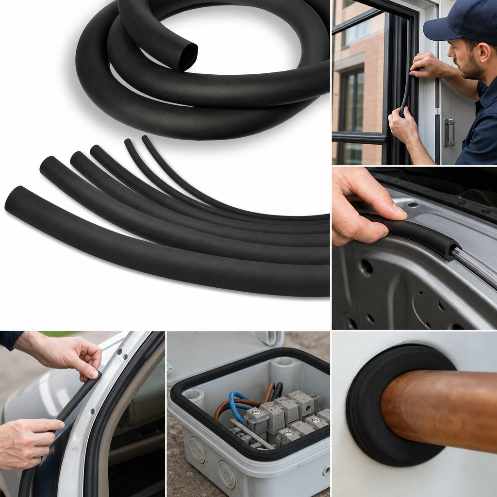 Expanded Neoprene Rubber Cord for Sealing Applications