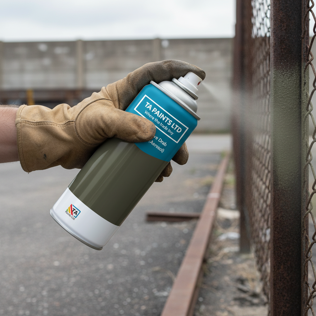Premium Quick Drying Aerosol Spray Paint 400ml - U.V & Weather Resistant with High Opacity Finish for Various Applications