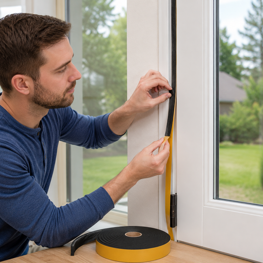 Self Adhesive Expanded Neoprene Sponge Strip for Sealing and Insulation