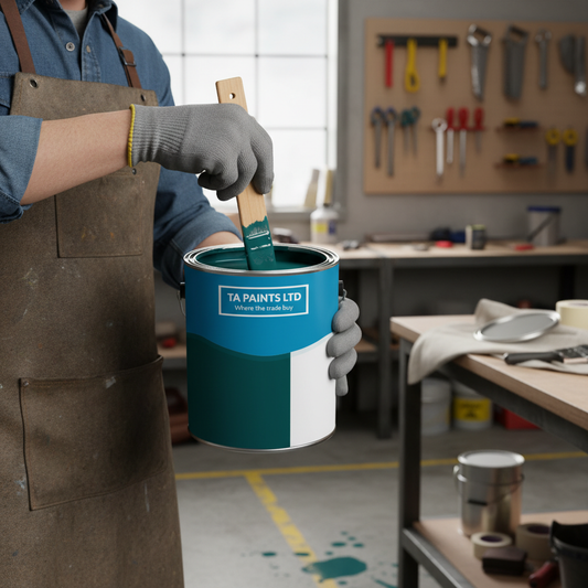Premium Universal PU Enamel RAL 6004 Blue Green Paint for Indoor and Outdoor Use with Excellent Coverage and Weather Resistance