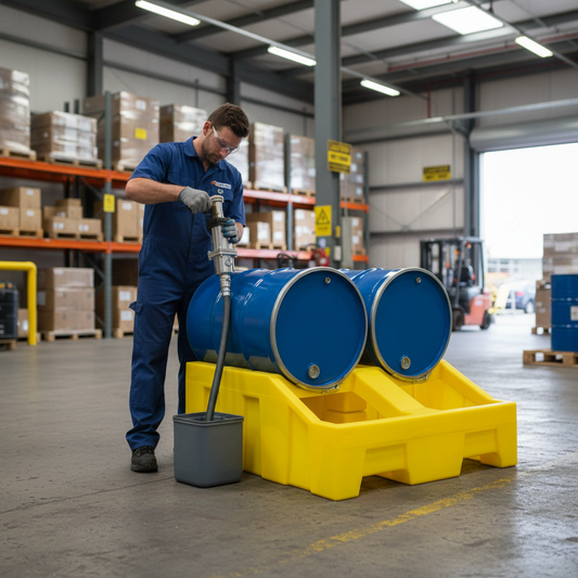 Dispensing System With 400ltr Sump - DB4 ||For 2 Drums