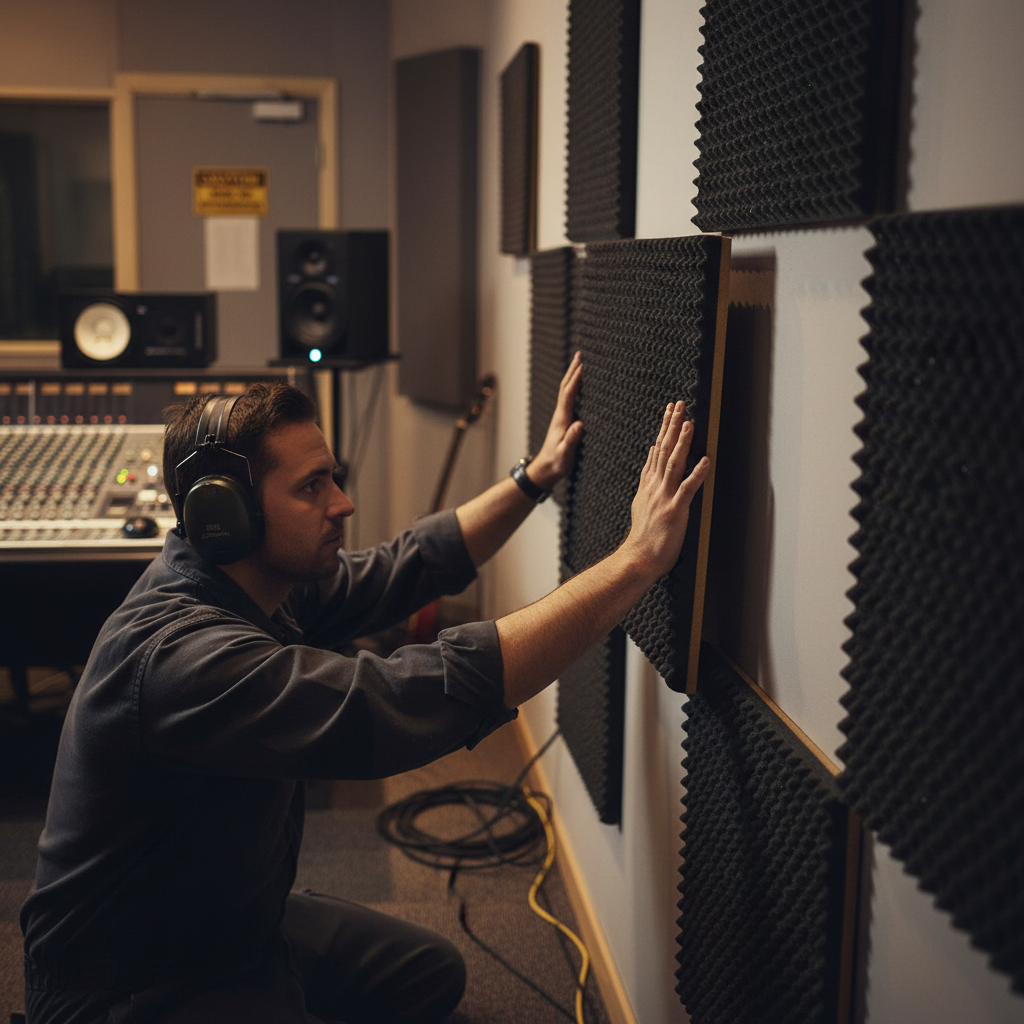 Premium Noise-Absorbing Foam Material 35mm Thick with Self-Adhesive Layer for Effective Soundproofing in Vehicles