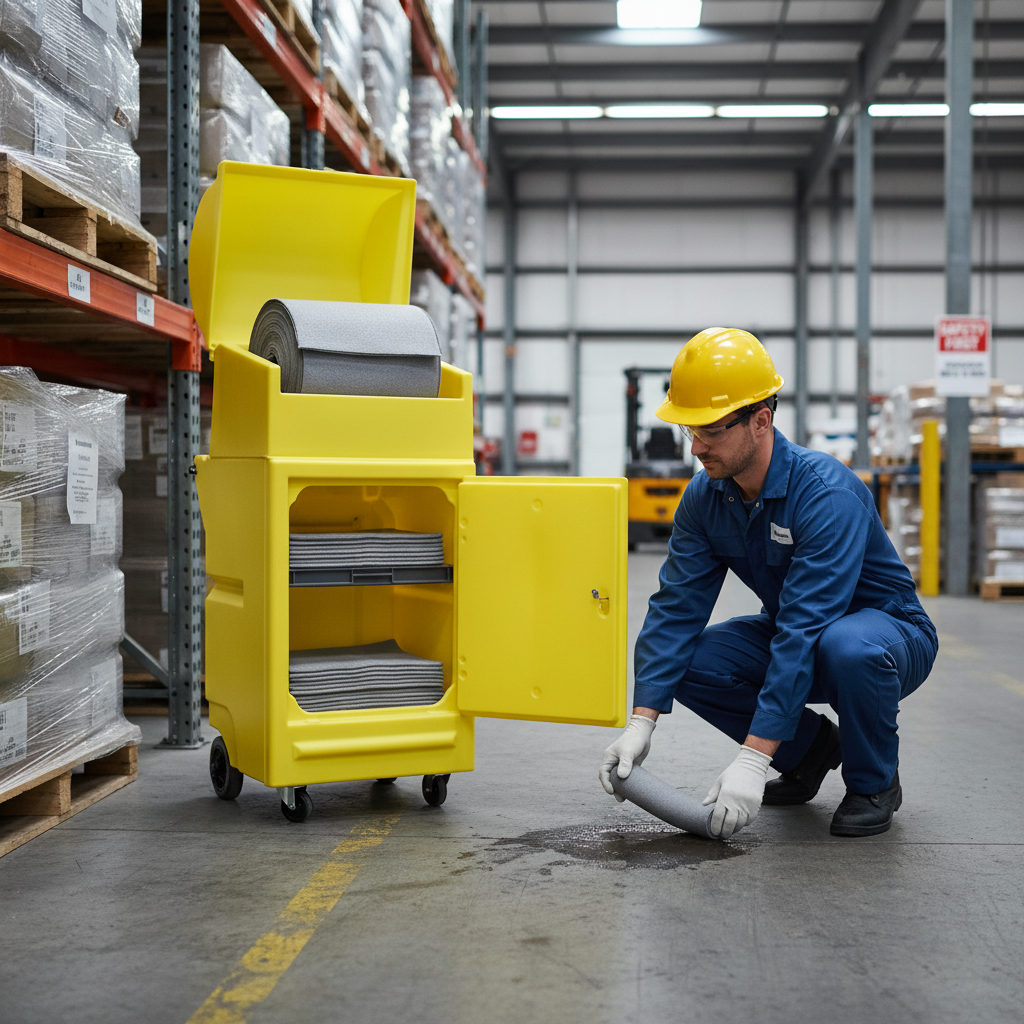 Lockable Cabinet on Wheels with Roll Holder - PMCS4  ||L640 x W725 x H1520mm