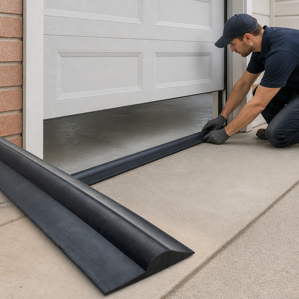Garage Door Threshold Strip 5 Metre Length for Weatherproofing