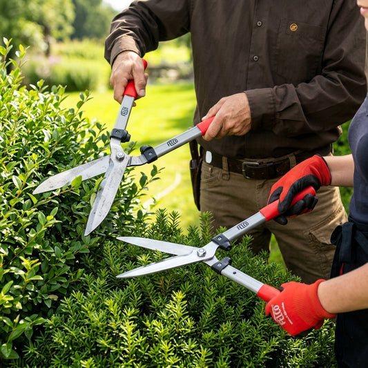 580mm/665mm Hedge Shears with Hardened Steel Blades