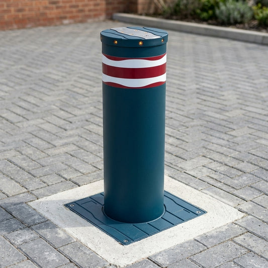700 mm Manual Gas Rising Bollard, 219 mm Diameter