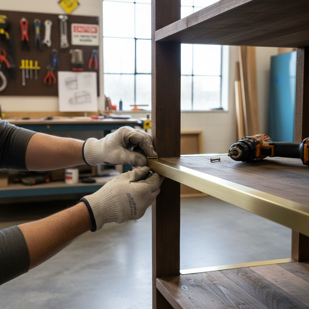 Premium Brushed Polished Brass Flat Bar 50.8mm x 12.7mm - High Corrosion Resistance and Ductile Material for Versatile Applications