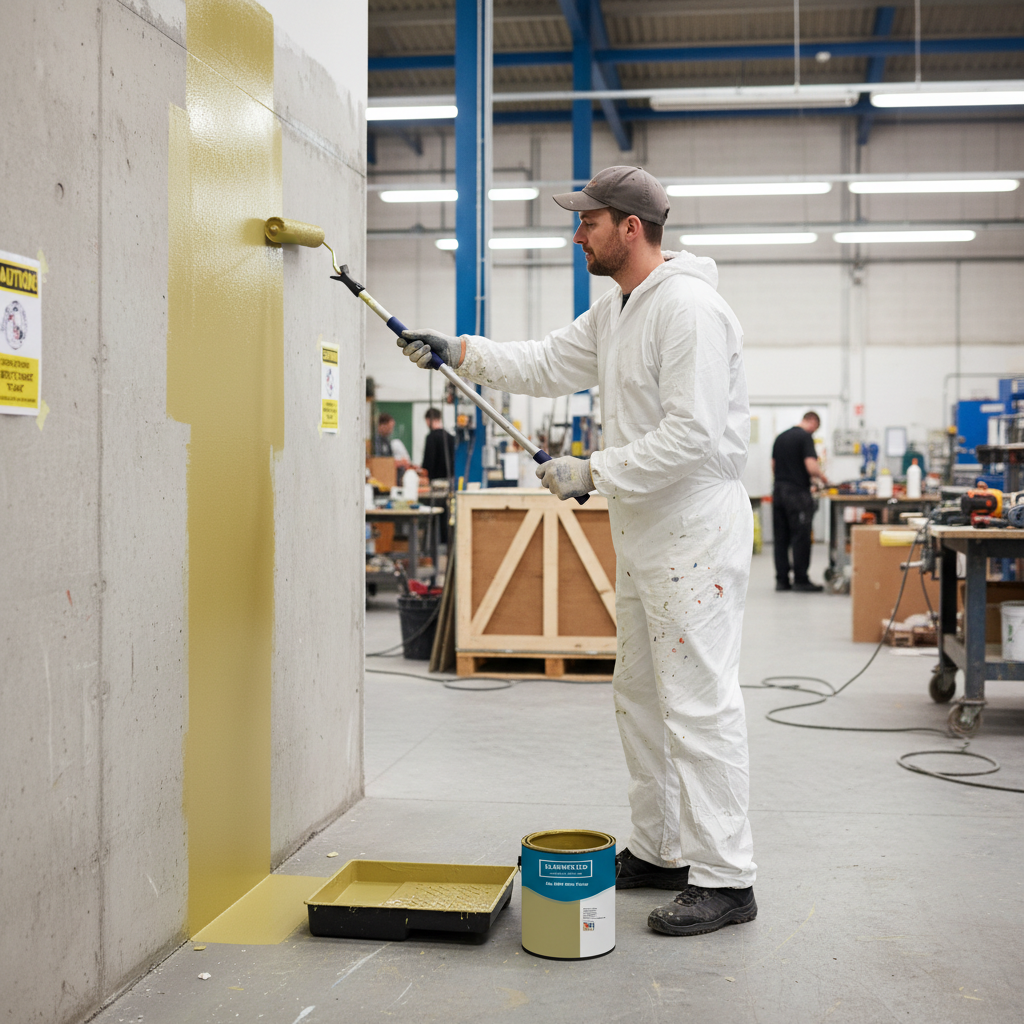 Premium Olive Yellow Paint - Sophisticated Tone for Commercial and Industrial Use