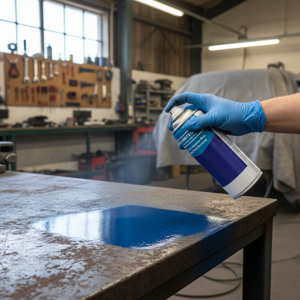 Premium Quick Drying Spray Paint in Ultramine Blue - 400ml Enamel, UV & Weather Resistant with High Opacity Formula