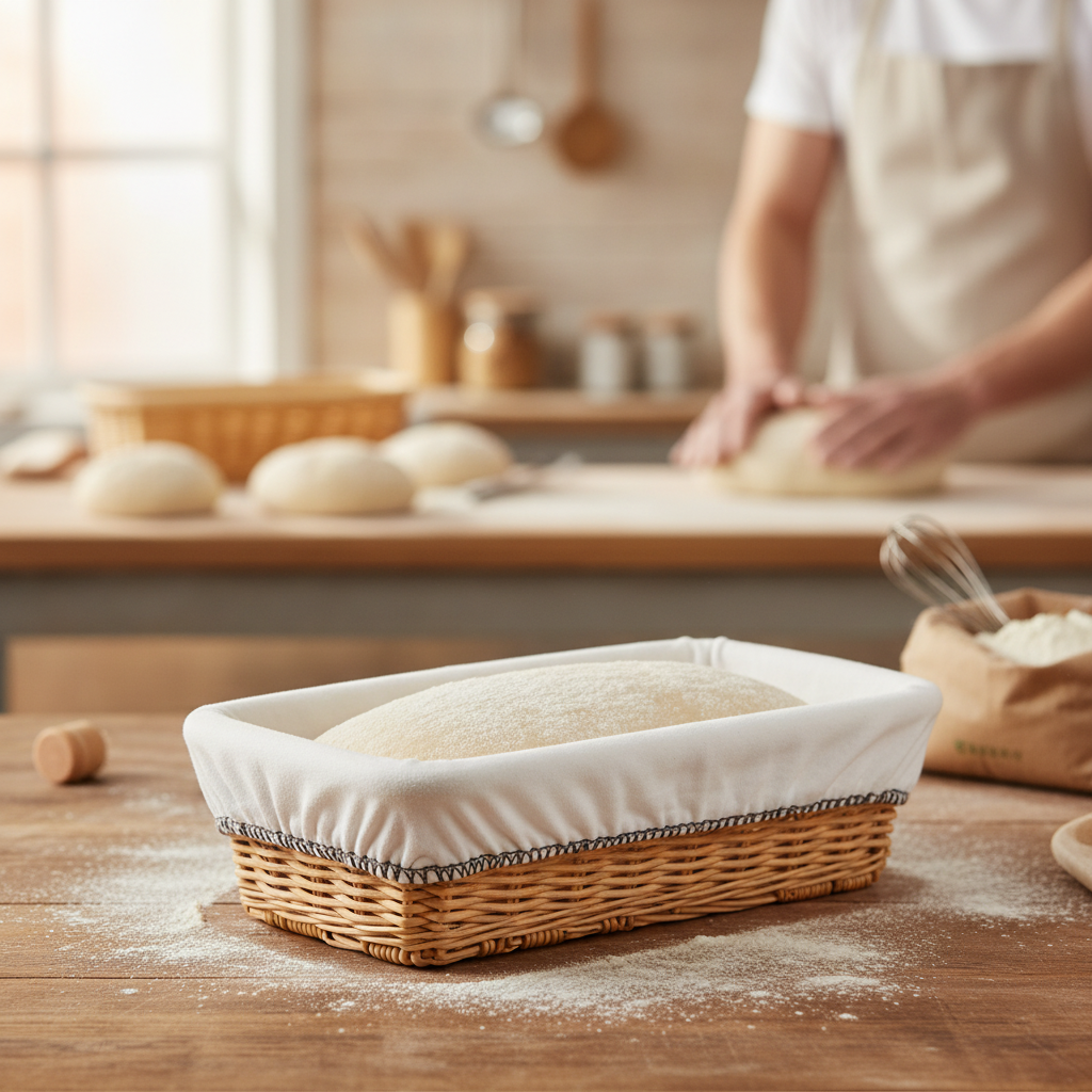 Cotton Cover for Rectangular Banneton 155mm for Bread Making