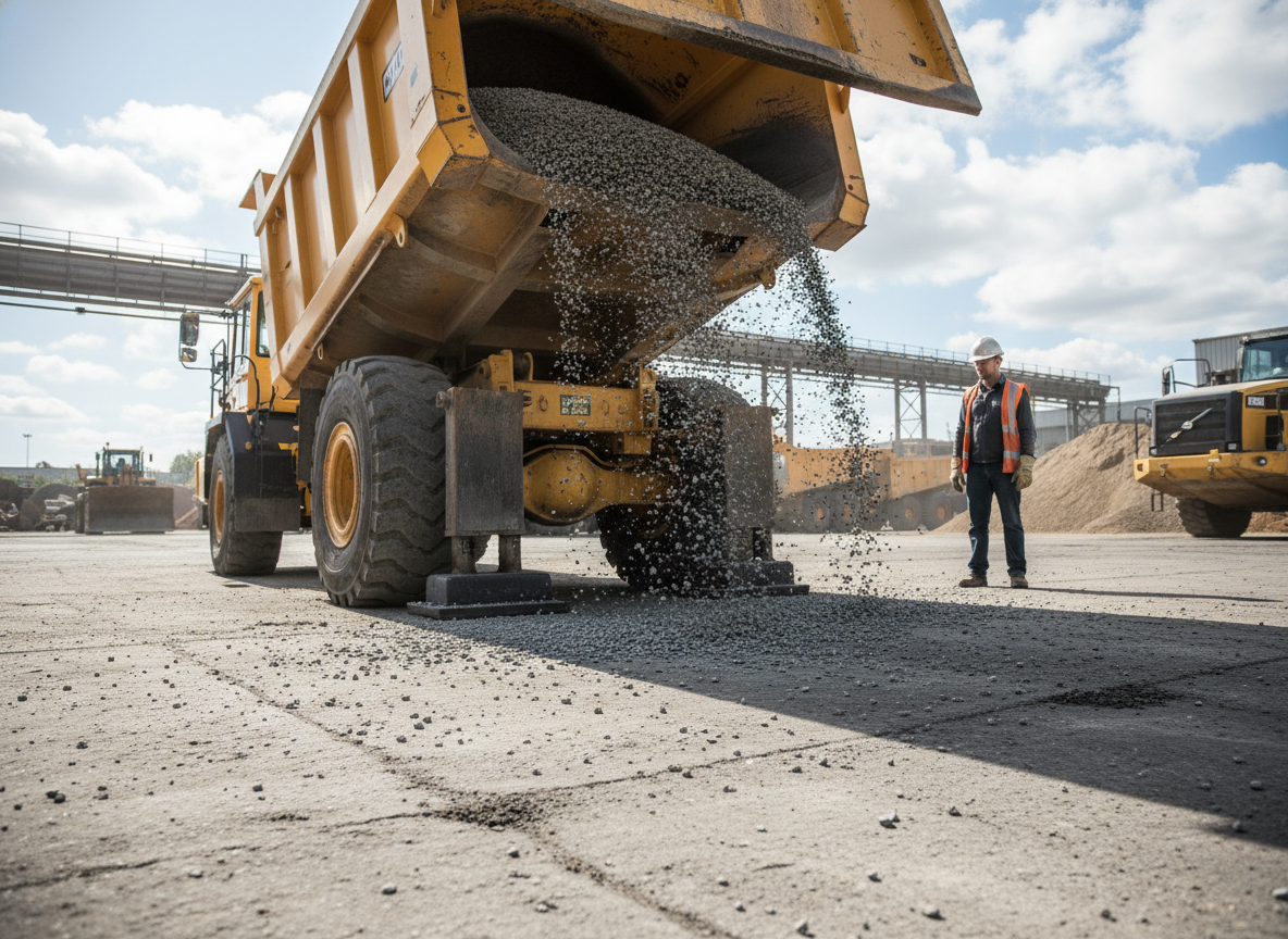 Premium Rubber Tipper Pad for Tip-Body Chassis with Aluminium Base - 152 x 88 x 28 mm, Noise Reduction & Damage Prevention