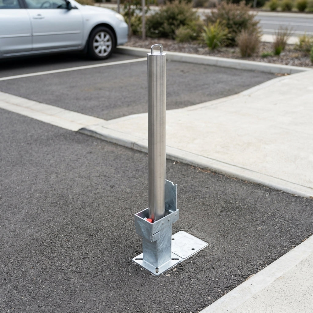 745mm Stainless Steel Removable Bollard with Integral Lock