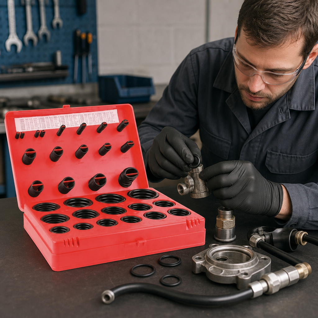 Nitrile Rubber O Ring Kit with 400 Pieces for Various Applications