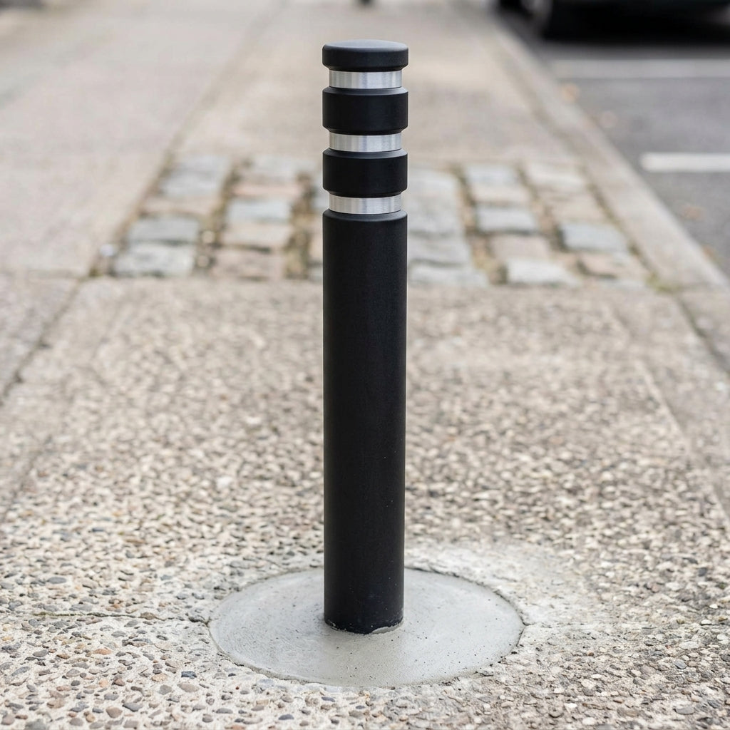 Plastic Bollards with Steel Core | Recycled Options (view 2)